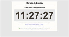 Desktop Screenshot of horariodebrasilia.org