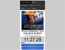 Tablet Screenshot of horariodebrasilia.info
